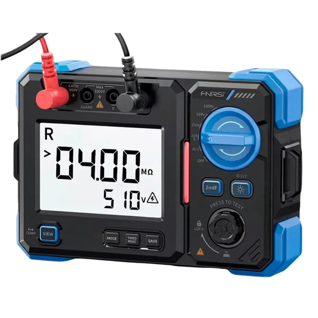 MEGOHMETRO PROBADOR DE RESISTENCIA DE AISLAMIENTO MRT-1050