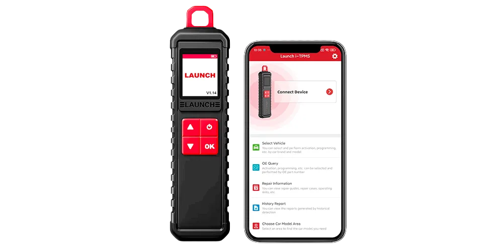 [I-TPMS] PROGRAMADOR DE SISTEMA  DE RUEDAS I-TPMS / LAUNCH